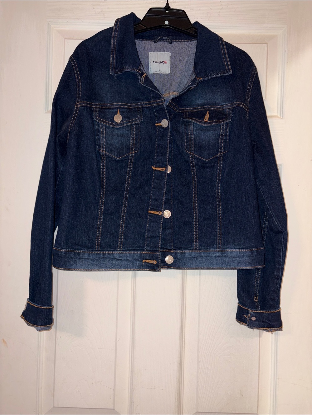Dark Blue Denim Jacket - Women